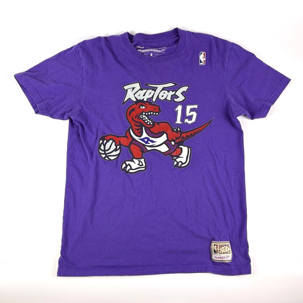 Mitchell & Ness Vince‎ Carter Toronto Raptors Hardwood Classic T Shirt M Purple